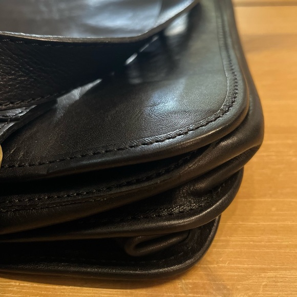 NWOT I Medici Leather Firenze Briefcase Messenger Bag - Picture 7 of 14